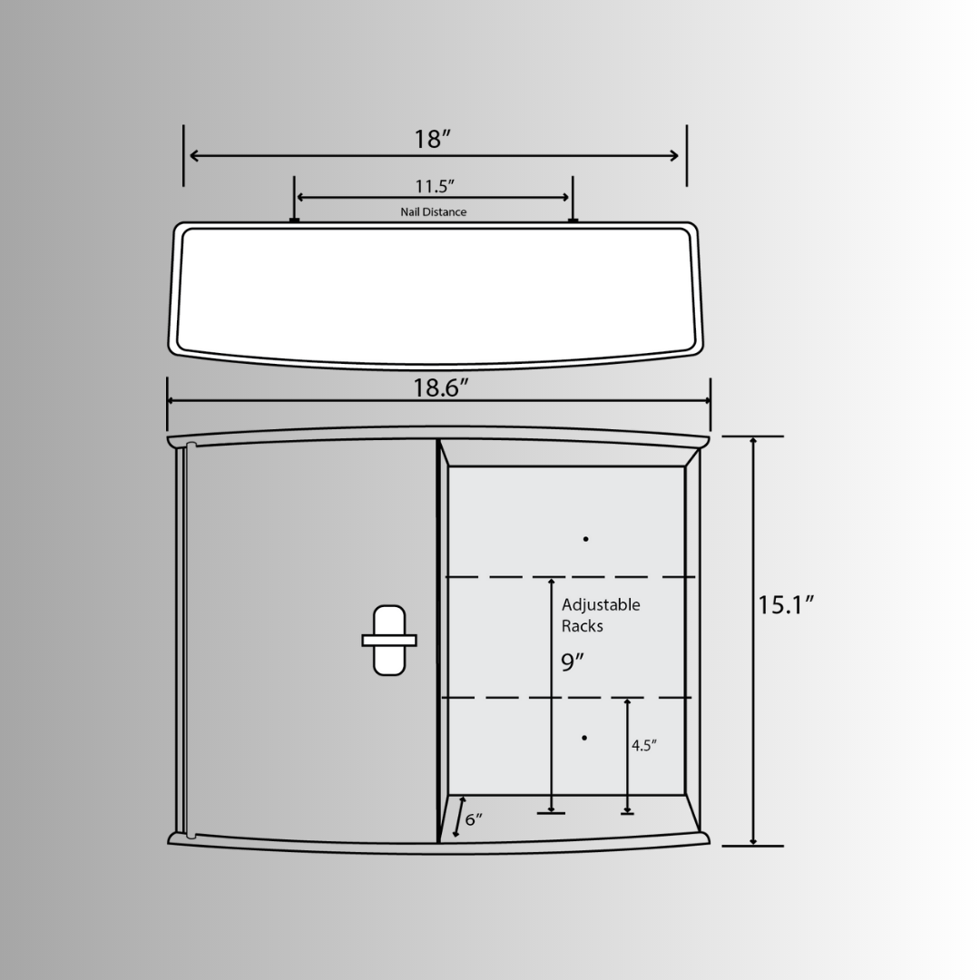 Classic Straight Cabinet