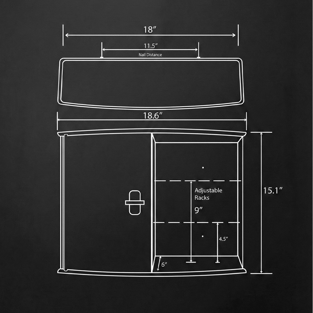 Classic Straight Cabinet 3D