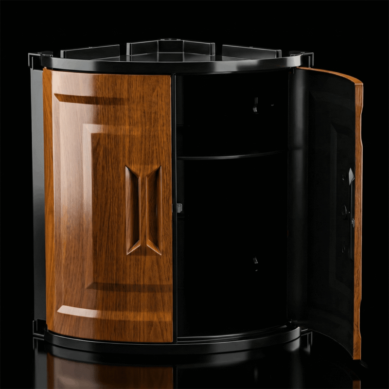 Diamond Corner Cabinet Wooden Series