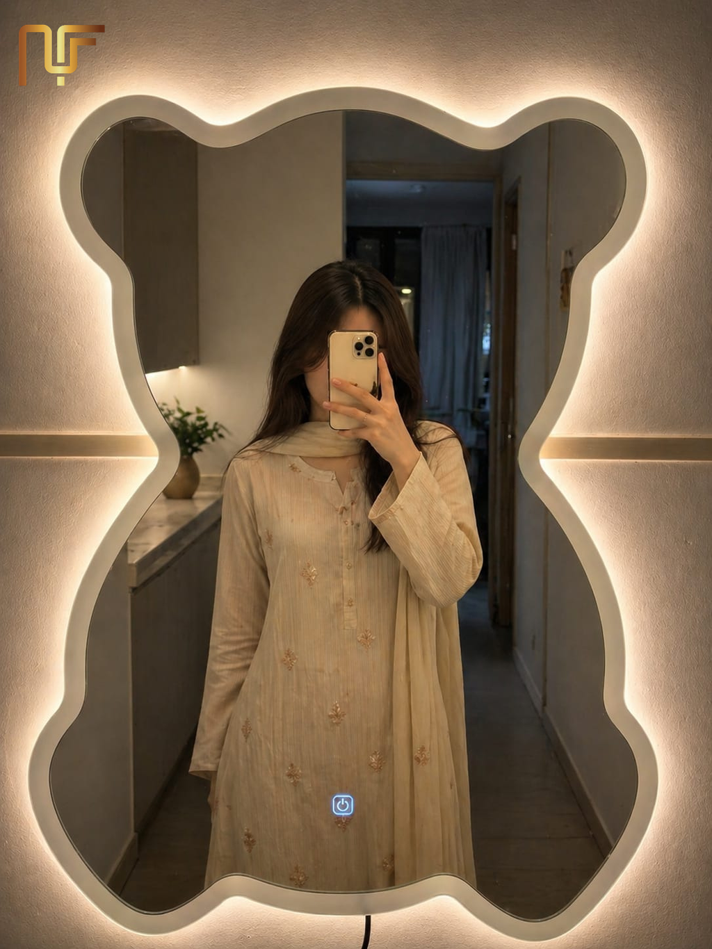 Teddy Bear Looking Mirror - 1001