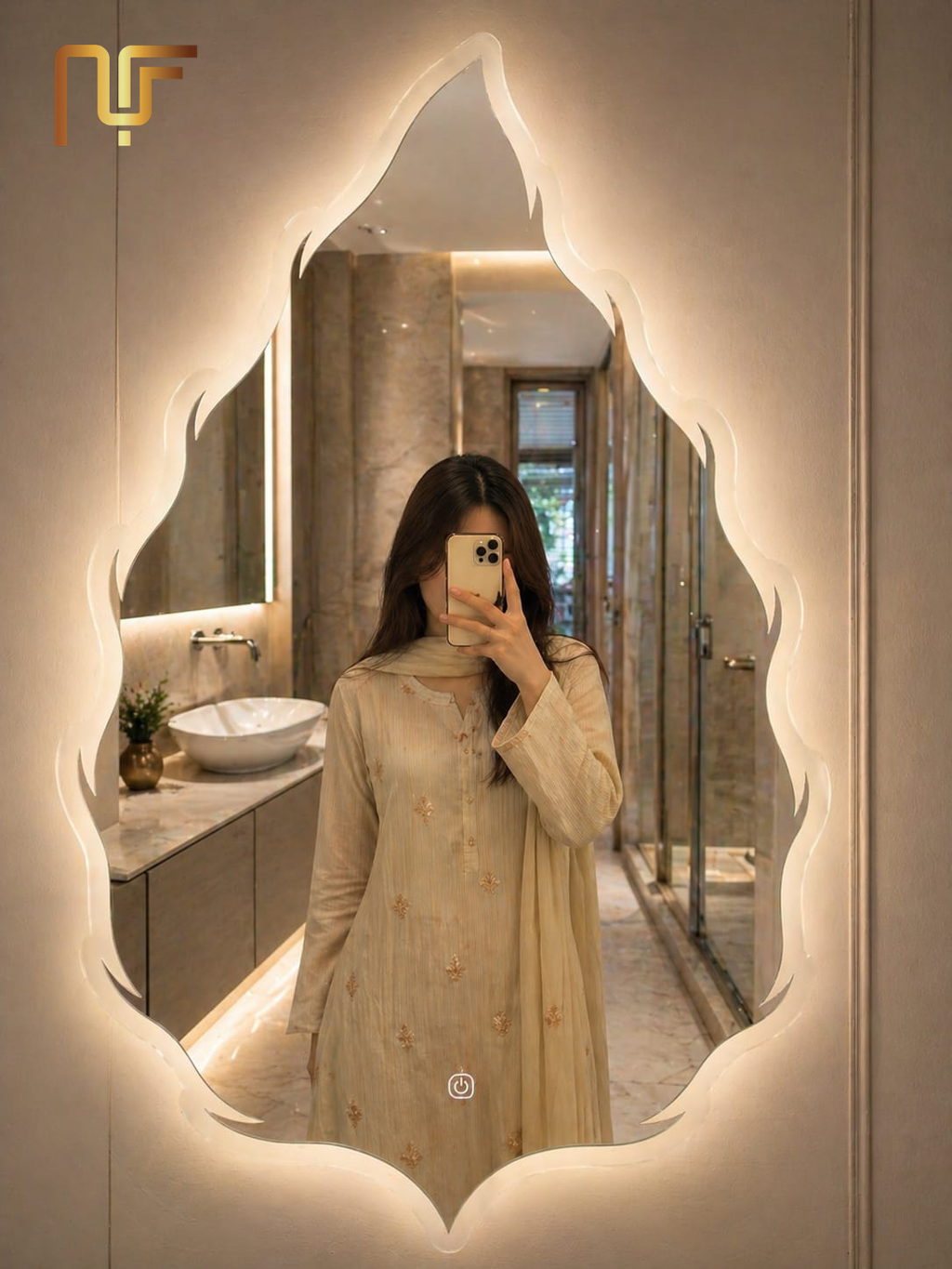 Fire Style Looking Mirror – 1002