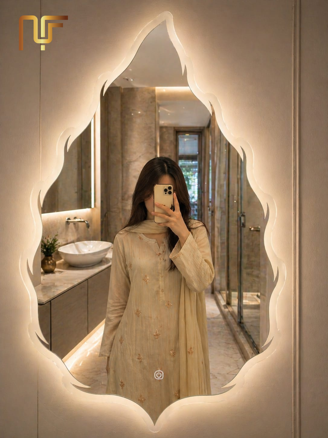 Fire Style Looking Mirror – 1002
