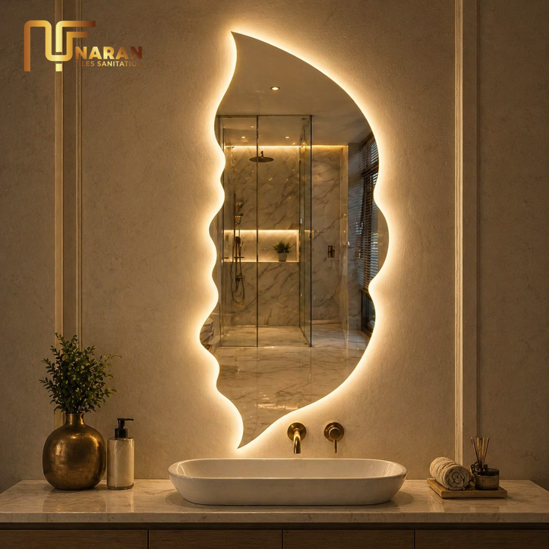 Leaf Style Looking Mirror – 1004